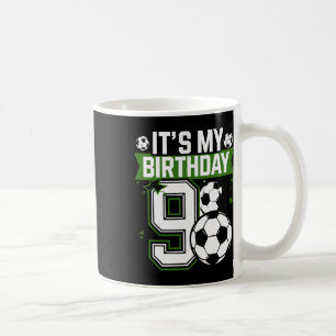 Geburtstags-T-Shirts 9 Fußball Es ist mein 9. Gebu Kaffeetasse