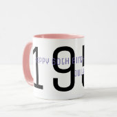 "Geburtstags" Tasse (Vorderseite Links)