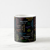 Geburtstags-Tasse 15. Juni Kaffeetasse (Mittel)