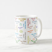 Geburtstags-Tasse 9. Juni Kaffeetasse (VorderseiteRechts)