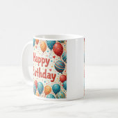 Geburtstags-Tasse Kaffeetasse (Vorderseite Links)