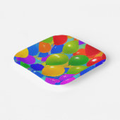 Geburtstags-Teller mit Balloondesign Pappteller (Gewinkelt)