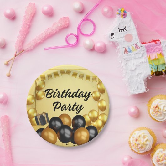 Geburtstags-Teller Pappteller (Party)