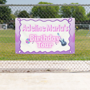 Geburtstags-Tour Purple Banner