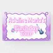 Geburtstags-Tour Purple Banner (Horizontal)