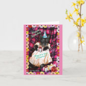 Geburtstags-Überraschungs-Karte Karte (Gelbe Blume)