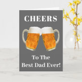 Geburtstags-Vater-Weltbesten aller Zeiten Karte (Gelbe Blume)