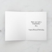 Geburtstags-verspätete Karte (Innenseite)