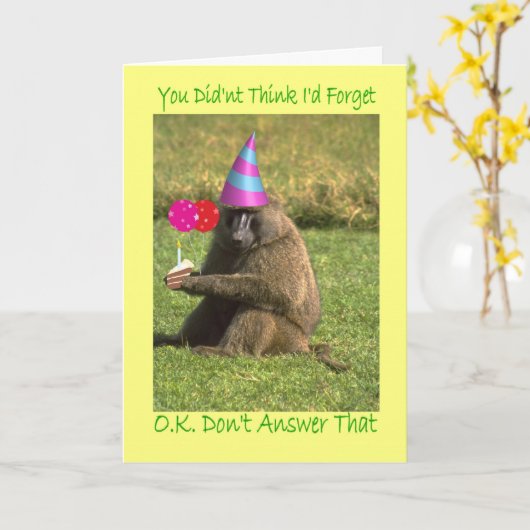 Geburtstags-verspätete Karte (Gelbe Blume)