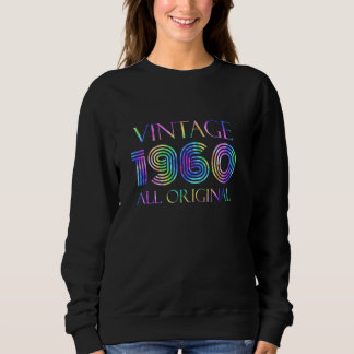 Geburtstags-Vintage-Originalteile 1960 Retro Gebur Sweatshirt