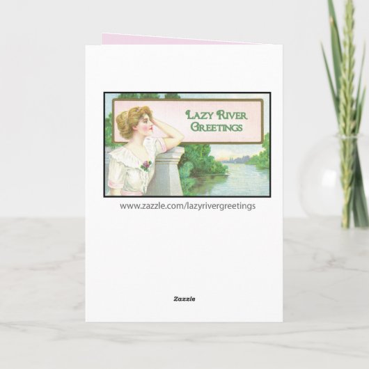 Geburtstags-Violets Karte (Rückseite)