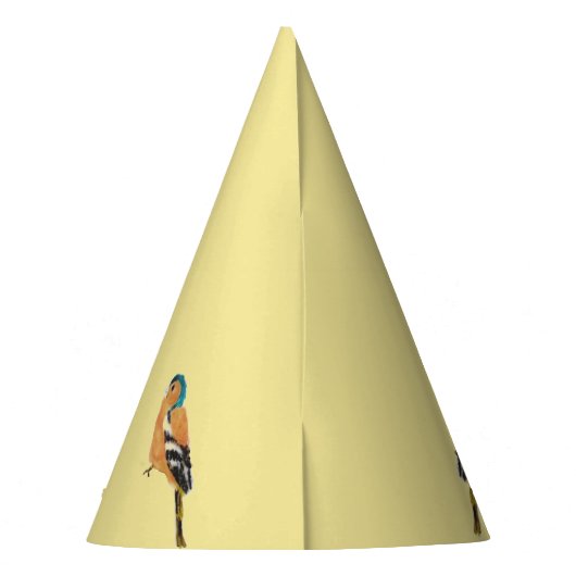 Geburtstags-Vogel-KunstChaffinch Partyhütchen (Rückseite)