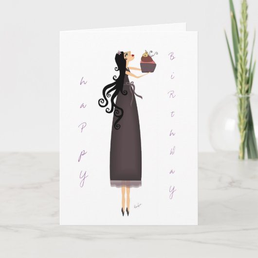 Geburtstags-Wunsch Karte (Vorderseite)