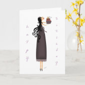 Geburtstags-Wunsch Karte (Gelbe Blume)