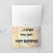 Geburtstags-Wünsche Feiertagskarte (Innenseite)