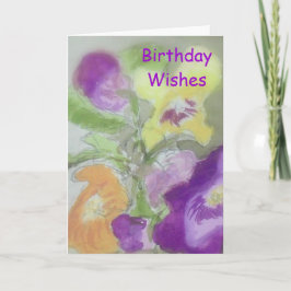 Geburtstags-Wünsche Karte