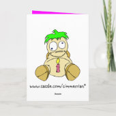 Geburtstags-Wünsche Karte (Rückseite)