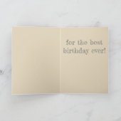 Geburtstags-Zeit Karte (Innenseite)