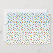 Geburtstags-Zug zwei Jährig-Einladung Einladung (Rückseite)