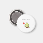 Geburtstagsabzeichen, Avocado-Geburtstagsmagnet sü Magnet (Vorderseite/Rückseite)