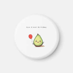 Geburtstagsabzeichen, Avocado-Geburtstagsmagnet sü Magnet