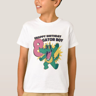 Geburtstagsalligatorendesign T-Shirt