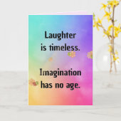 Geburtstagsangebot für Regenbogen Karte (Gelbe Blume)