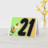 Geburtstagsartikel Karte (Gelbe Blume)