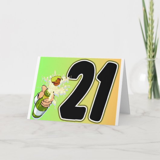 Geburtstagsartikel Karte (Vorderseite)