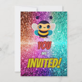 Geburtstagsaufenthalt der Biene Einladung (Rückseite)