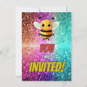 Geburtstagsaufenthalt der Biene Einladung (Rückseite)