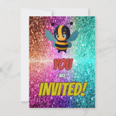 Geburtstagsaufenthalt der Biene Einladung (Rückseite)