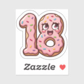 Geburtstagsaufkleber Aufkleber (Blatt)