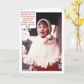 Geburtstagsaufregung Karte (Gelbe Blume)