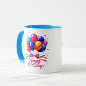 Geburtstagsballon Tasse (Vorderseite Links)