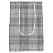 Geburtstagsballons auf grauen karierten mittlere geschenktüte (Rückseite)