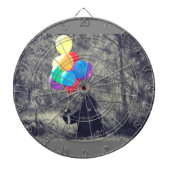 Geburtstagsballons Dartscheibe (vorne)