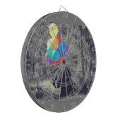 Geburtstagsballons Dartscheibe (Vorderseite Links)