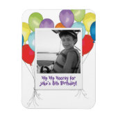 Geburtstagsballons Foto Magnet (Vertikal)