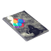 Geburtstagsballons Notizblock (Rechte Seite)