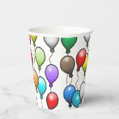 Geburtstagsballons Pappbecher (Rechts)