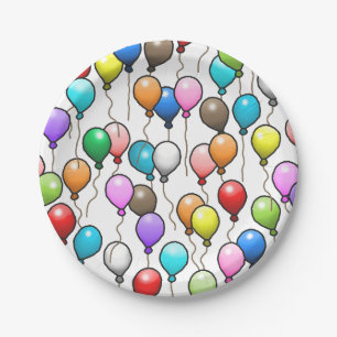 Geburtstagsballons Pappteller