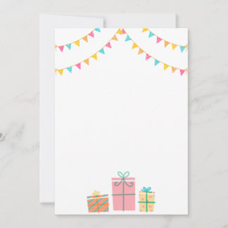 Geburtstagsballons Party-Einladungen Ankündigung