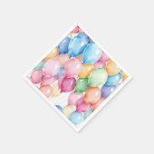 Geburtstagsballons Serviette (Ecke)