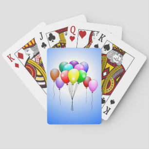 Geburtstagsballons Spielkarten