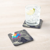 Geburtstagsballons Untersetzer (Rechte Seite)