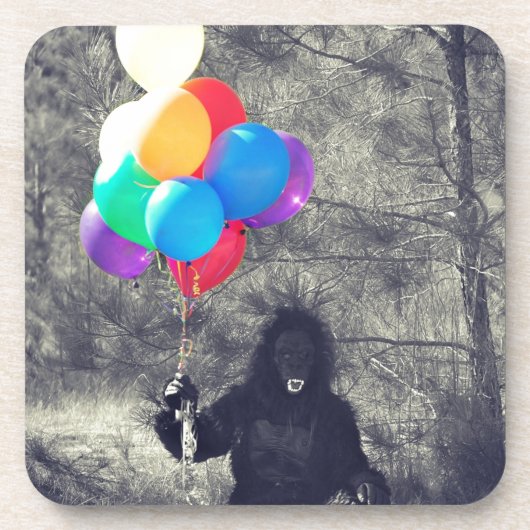 Geburtstagsballons Untersetzer (Vorderseite)