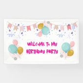 Geburtstagsbanner Banner (Horizontal)