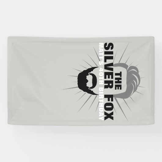 Geburtstagsbanner Banner (Horizontal)