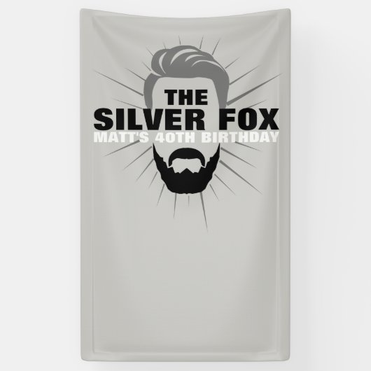 Geburtstagsbanner Banner (Vertikal)